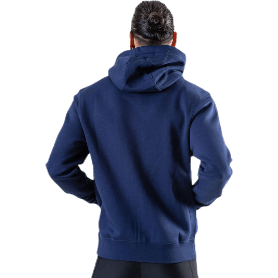 Casaco com capuz com fecho de correr Sportswear Club Fleece para homem NÉVOA NOITE/MÉVOA NOITE/BRANCO