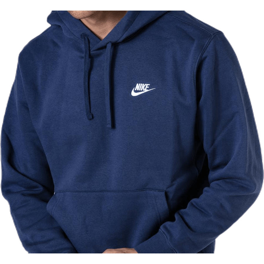 Sportswear Club Fleece Pullover Hoodie MIDNIGHT NAVY/MIDNIGHT NAVY/WHITE