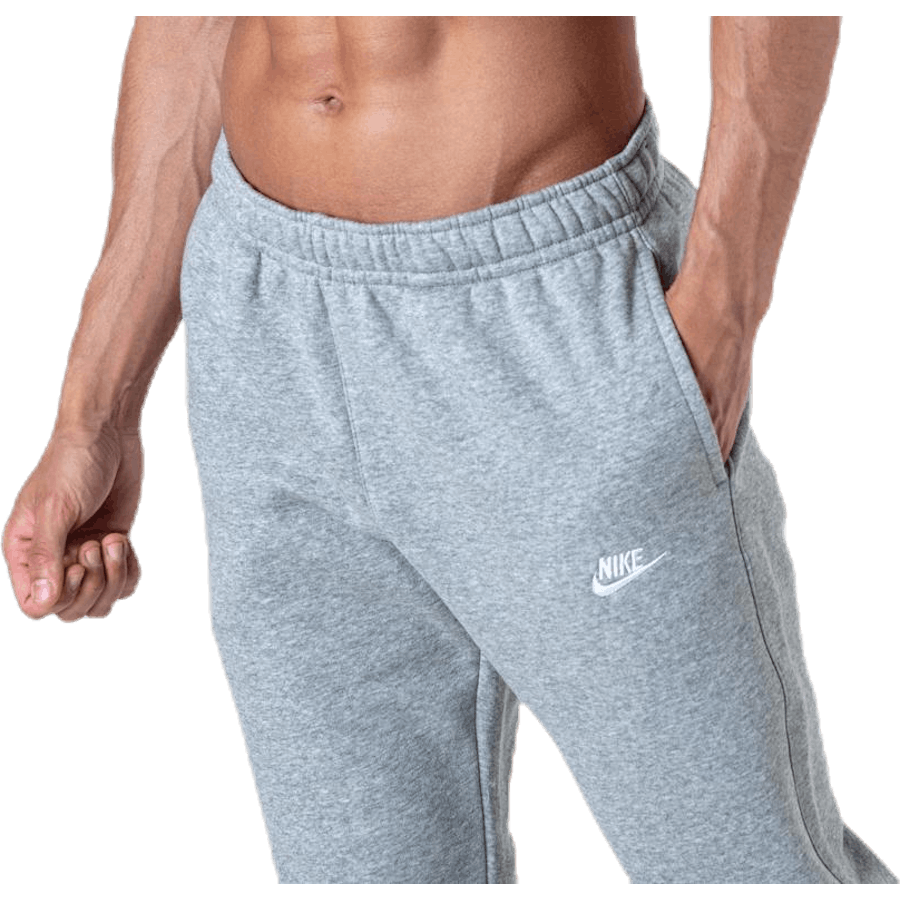 Sportswear Club Fleece Men's Pants DK GREY HEATHER/MATTE SILVER/WHITE