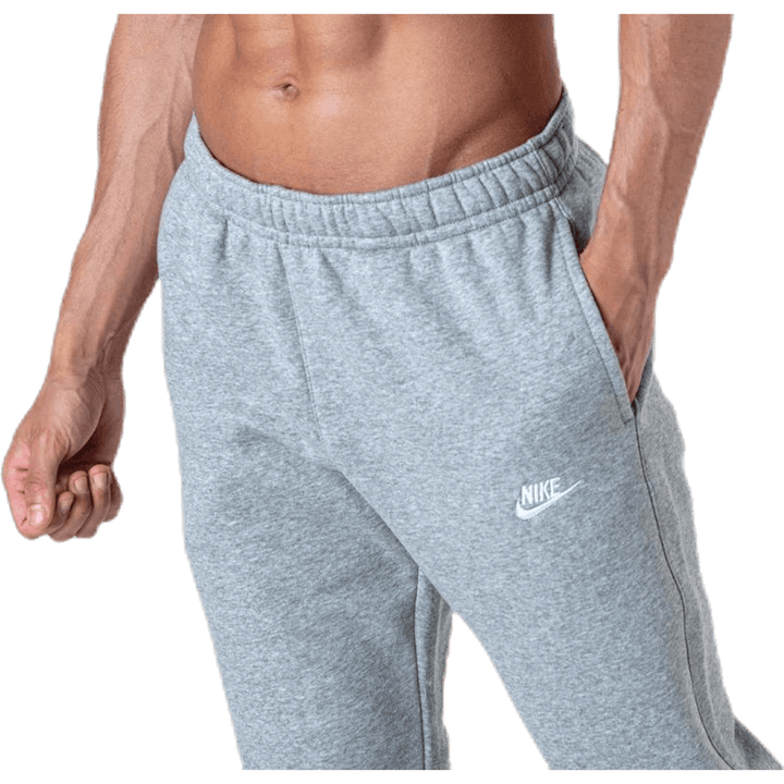 Sportswear Club Fleece Men's Pants DK GREY HEATHER/MATTE SILVER/WHITE