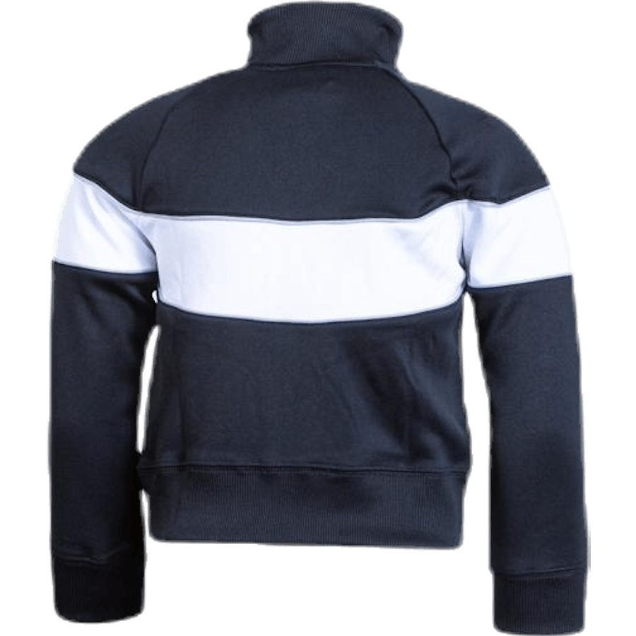 Girls Heritage Front Zip White/Black