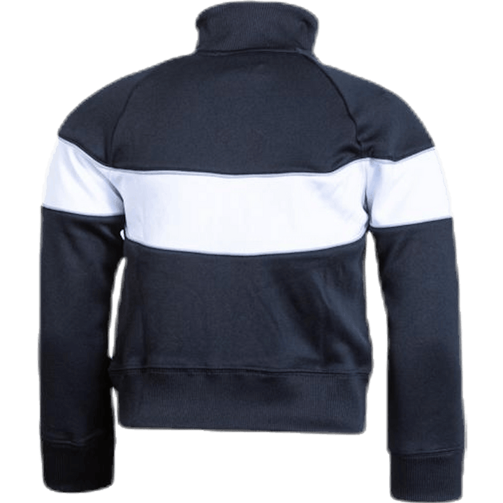 Girls Heritage Front Zip White/Black