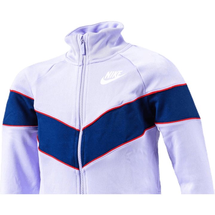 Girls Heritage Front Zip Purple