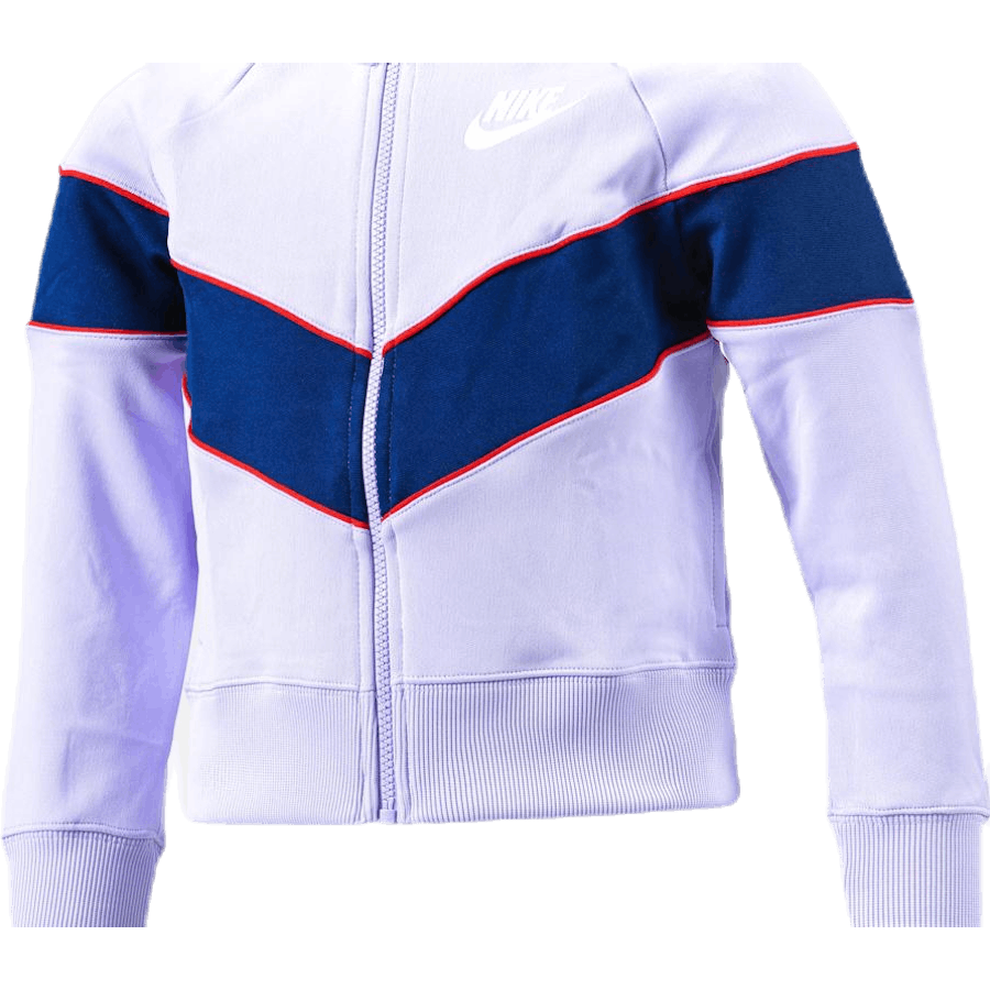 Girls Heritage Front Zip Purple