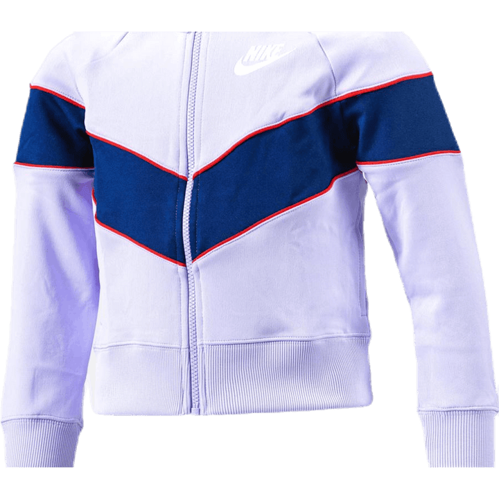 Girls Heritage Front Zip Purple