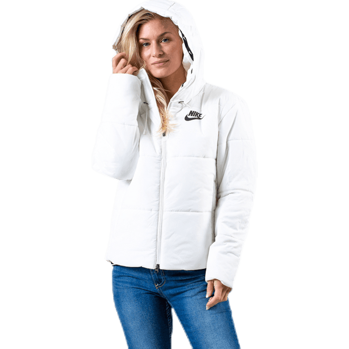 Nsw Padded Hood Jacket White