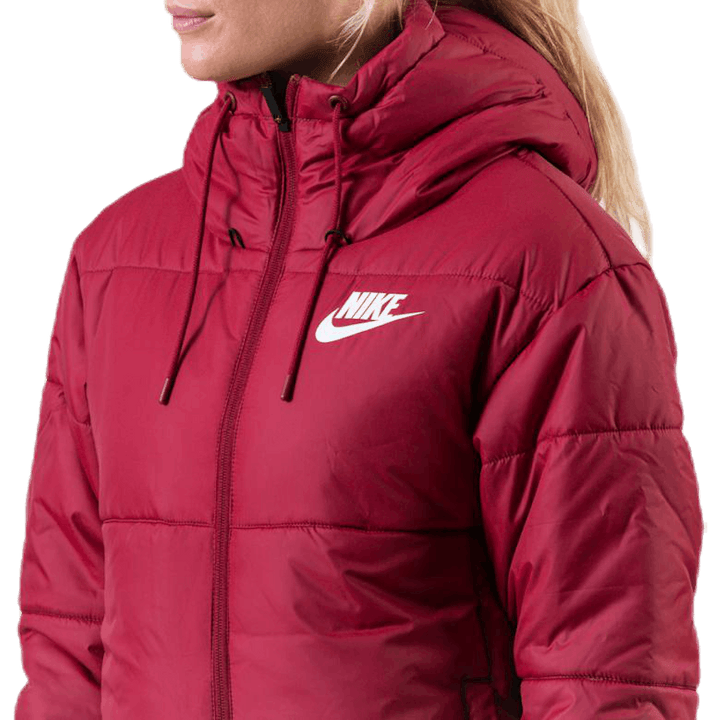 Nsw Padded Parka White/Red