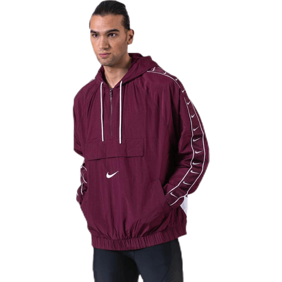 Swoosh Jacket  White/Red