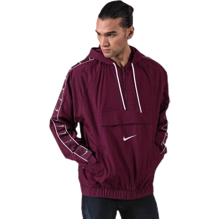 Swoosh Jacket  White/Red