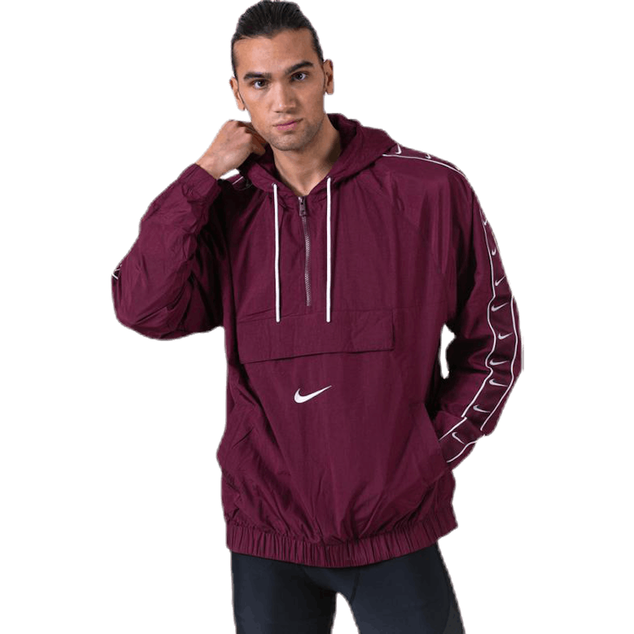 Swoosh Jacket  White/Red