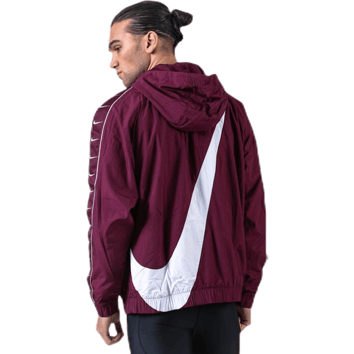 Swoosh Jacket  White/Red