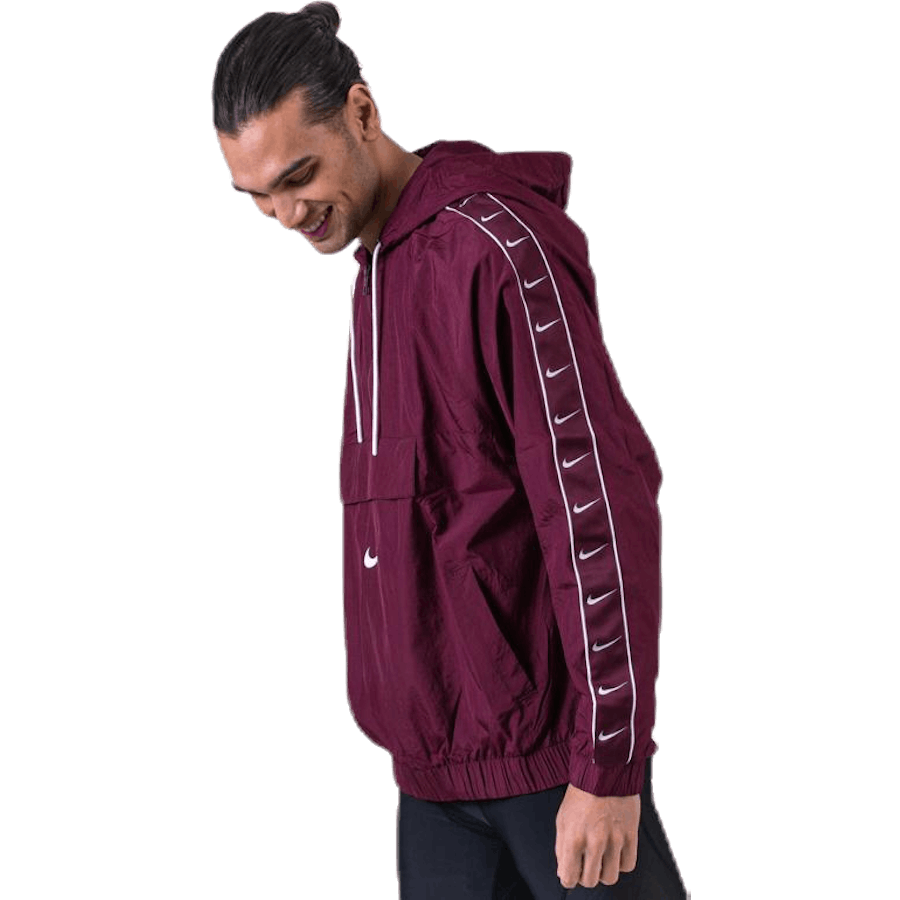 Swoosh Jacket  White/Red
