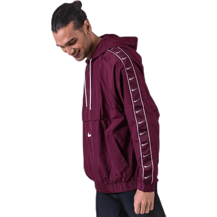 Swoosh Jacket  White/Red