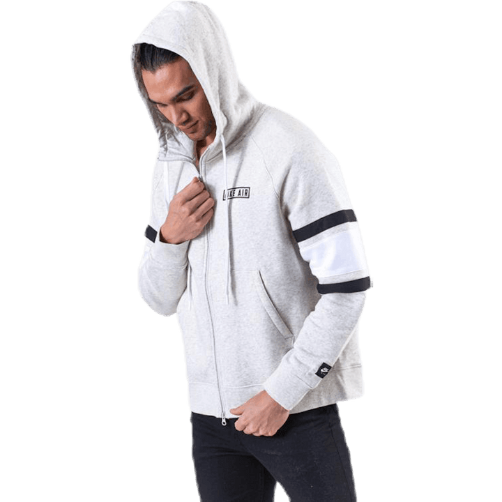 Air Hoodie Vit/Grå