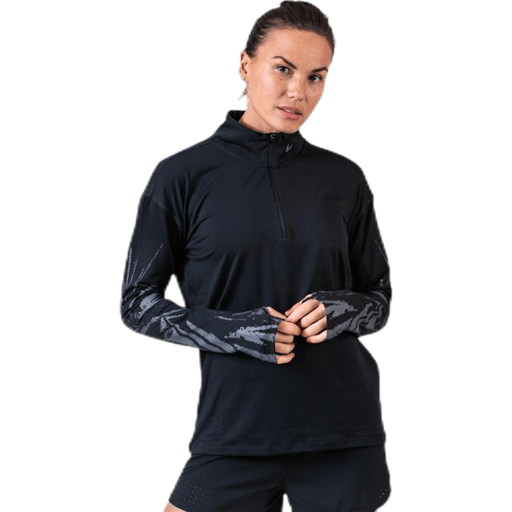 Element Flsh Half-Zip Black/Silver