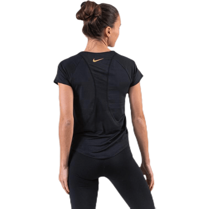 Glam Top SS 10K Black/Gold