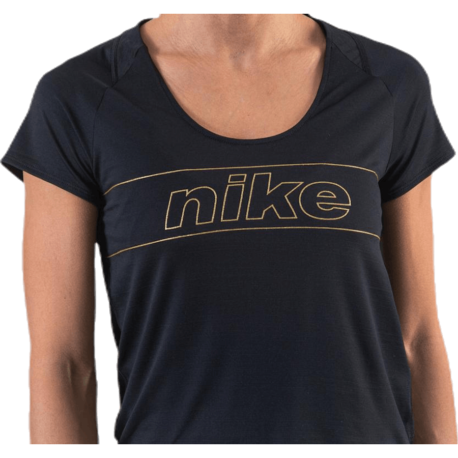 Glam Top SS 10K Black/Gold