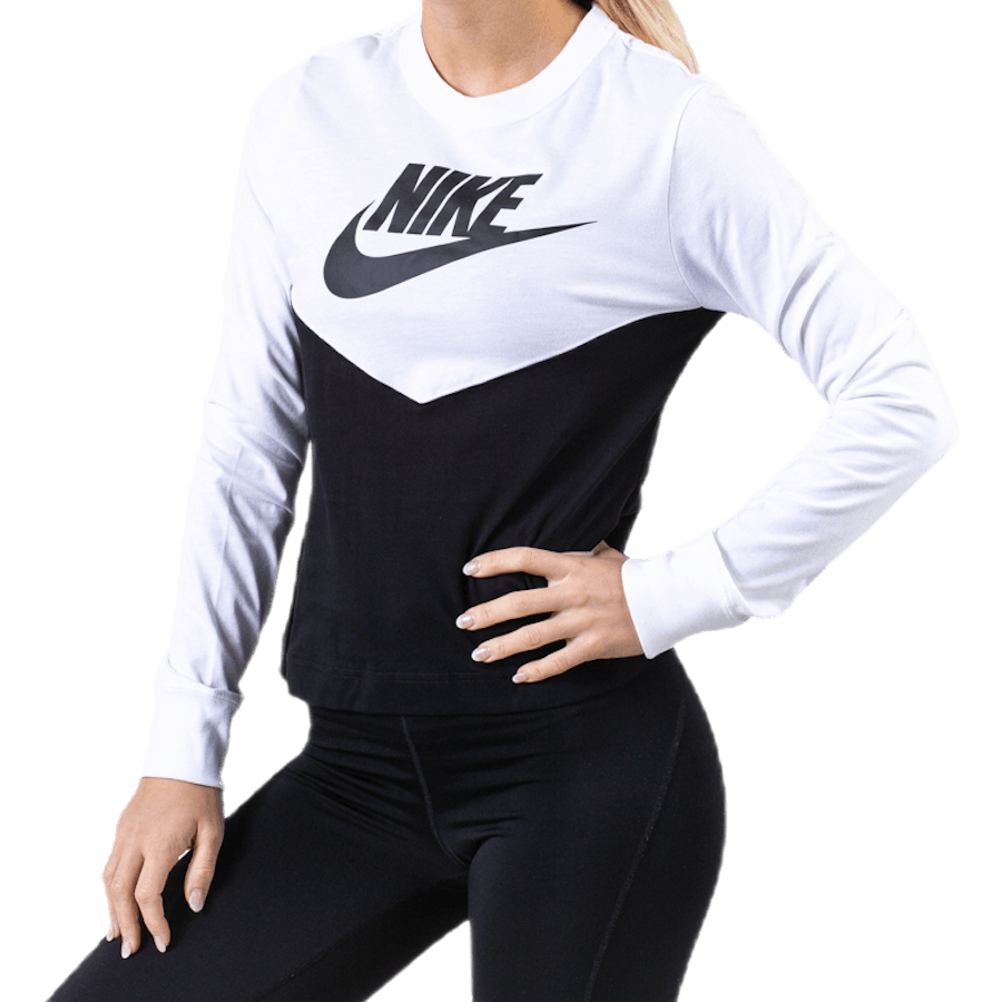 Heritage Top LS White/Black