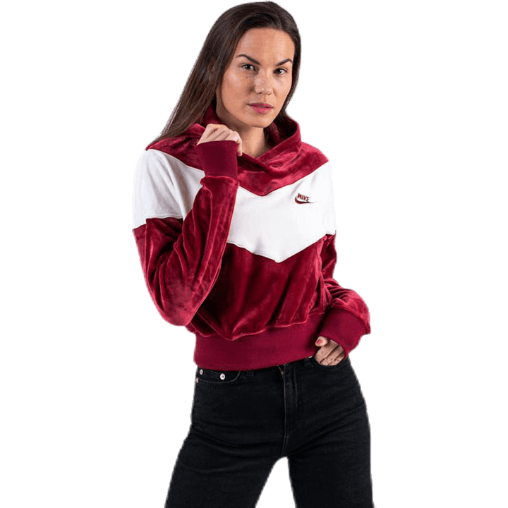 Heritage Hoodie Plush Red