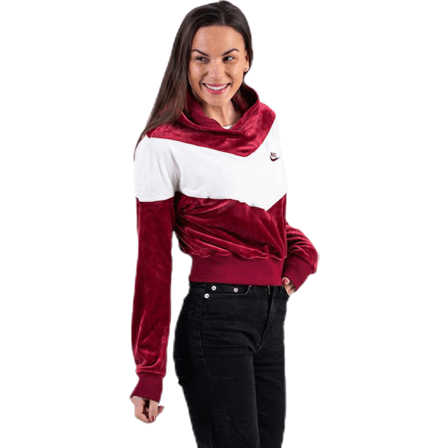 Heritage Hoodie Plush Red