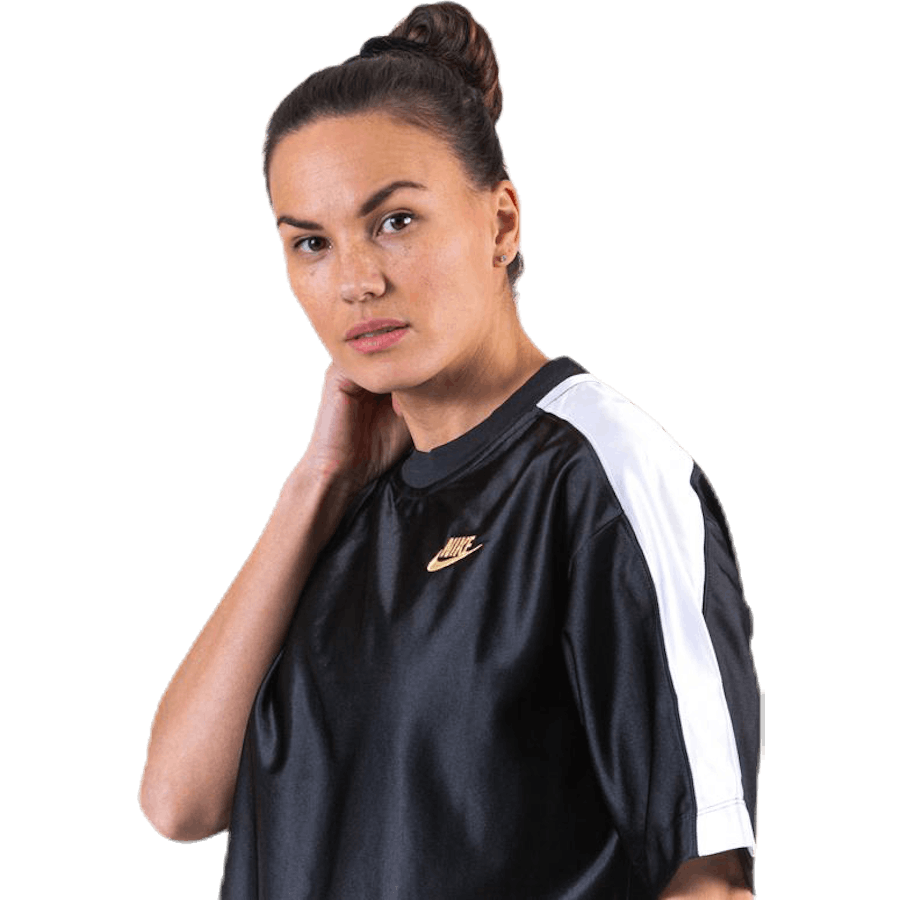 NSW SS Top Glam Dunk Blanc/Noir