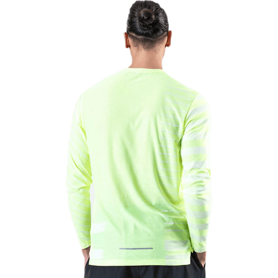 Tech Knit Cool LS White/Green