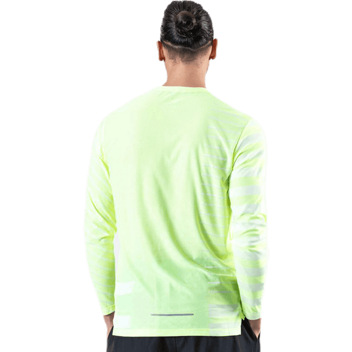 Tech Knit Cool LS White/Green