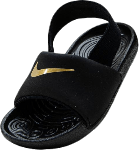 Kawa Baby/Toddler Slides BLACK/METALLIC GOLD