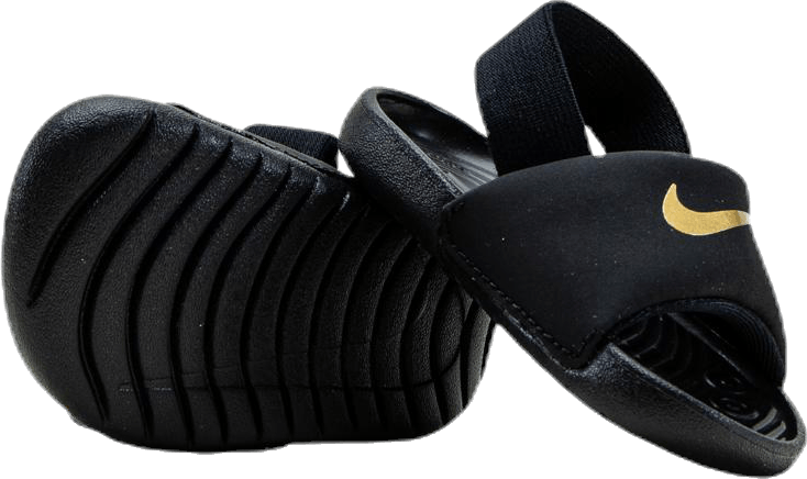 Kawa Baby/Toddler Slides BLACK/METALLIC GOLD