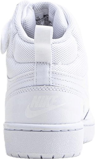 Court Borough Mid 2 Big Kids' Shoes WHITE/WHITE-WHITE