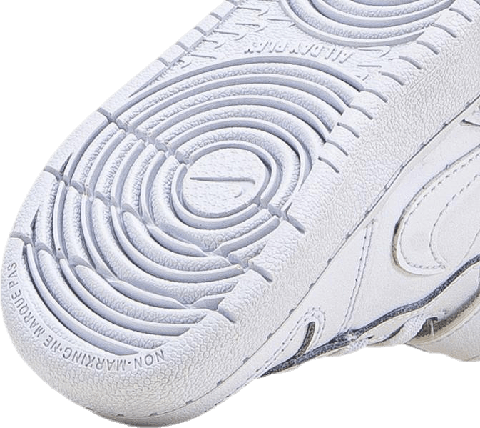 Buty Court Borough Mid 2 dla niemowląt i małych dzieci BIAŁY/BIAŁY-BIAŁY