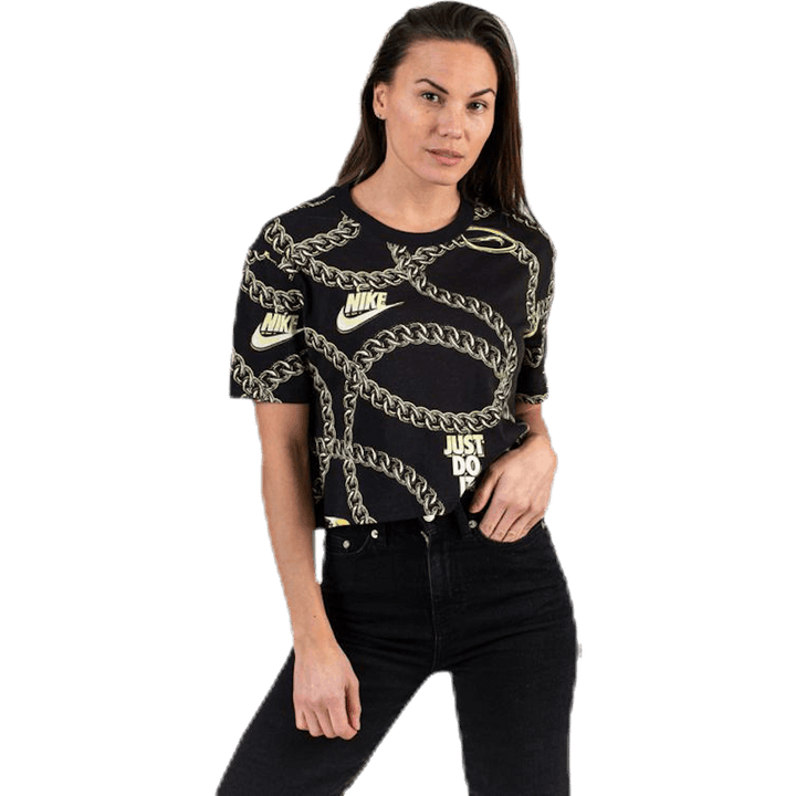 NSW Tee Glam Dunk Croap Schwarz
