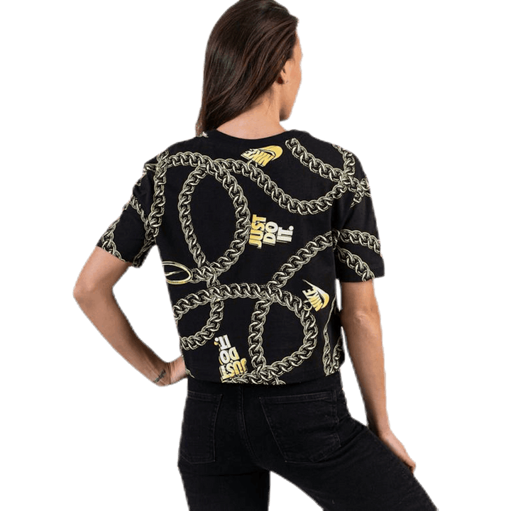 NSW Tee Glam Dunk Croap Schwarz