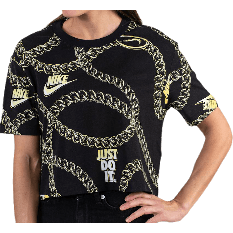NSW Tee Glam Dunk Croap Schwarz