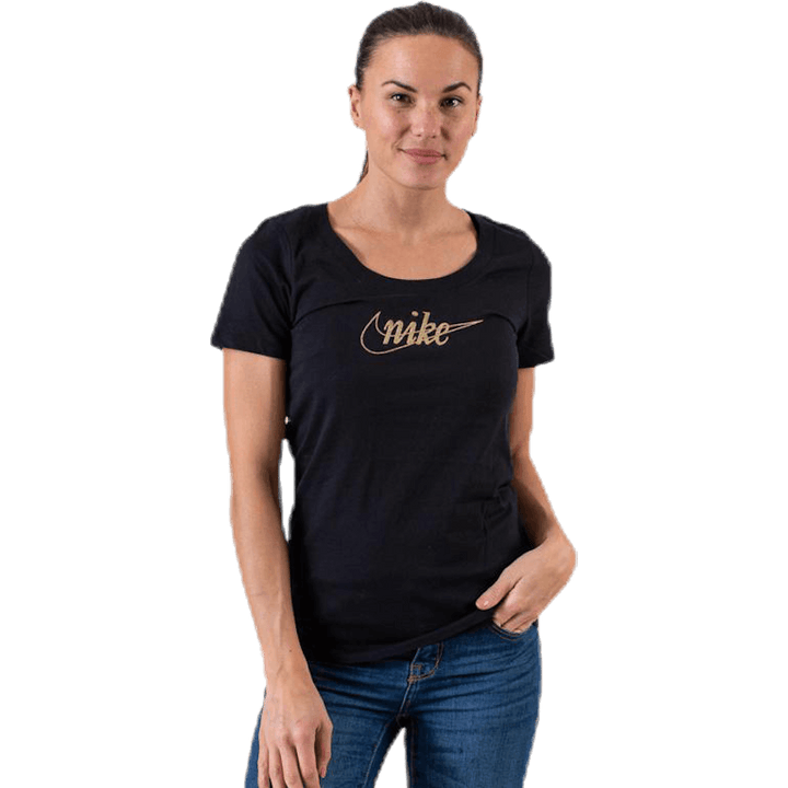 NSW Tee Glitter 1 Schwarz/Gold