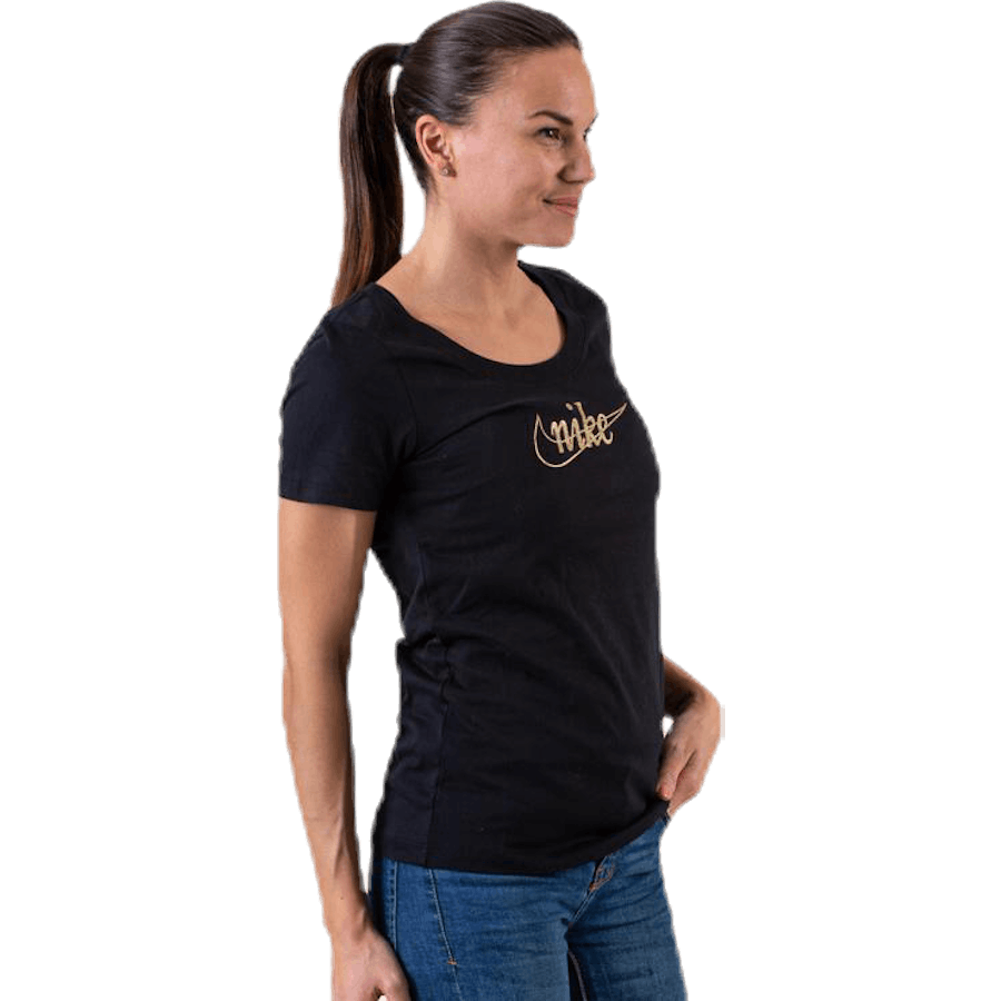 NSW Tee Glitter 1 Schwarz/Gold