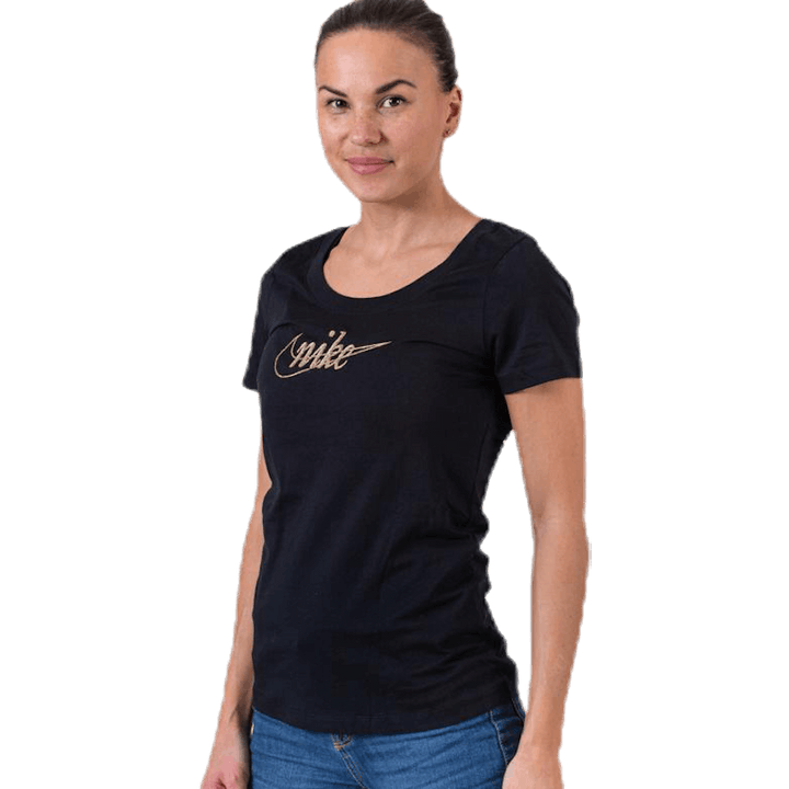 NSW Tee Glitter 1 Schwarz/Gold