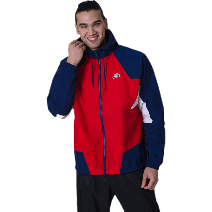 Nsw Wr Jacket Woven Signature Blue/Red