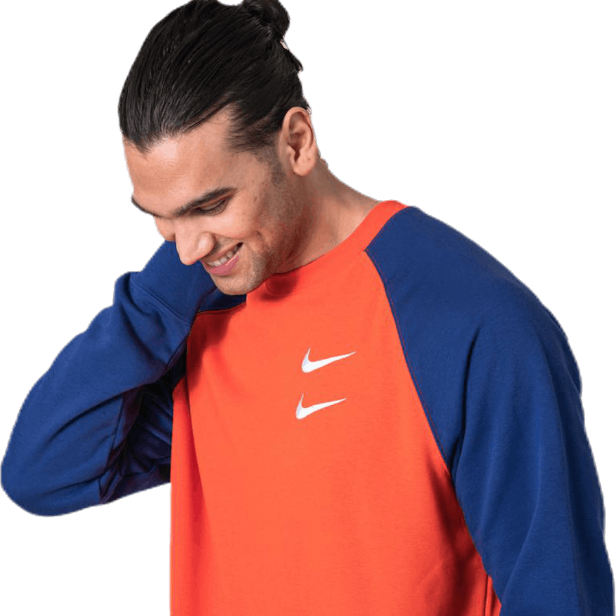 Swoosh Crew FT Orange/Blue