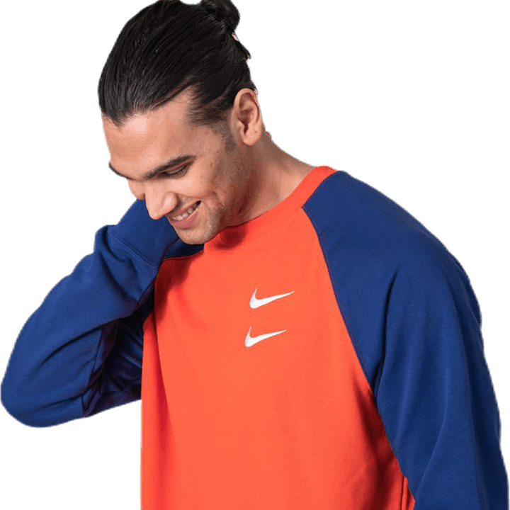 Swoosh Crew FT Orange/Blue