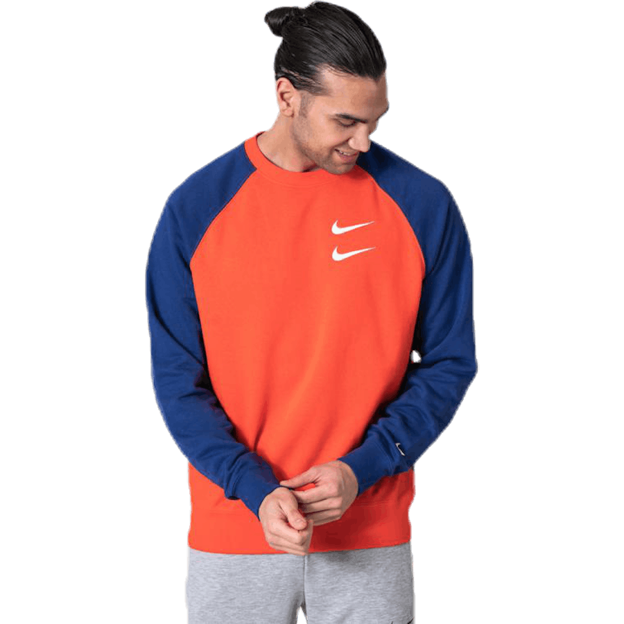 Swoosh Crew FT Orange/Blue