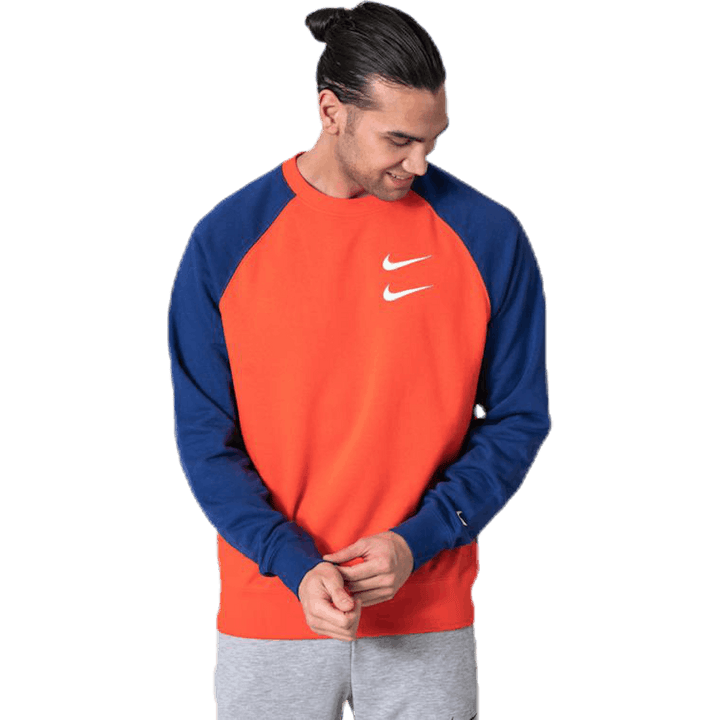 Swoosh Crew FT Orange/Blue