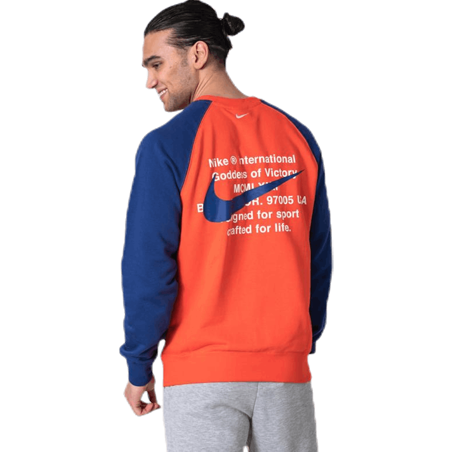Swoosh Crew FT Orange/Blue