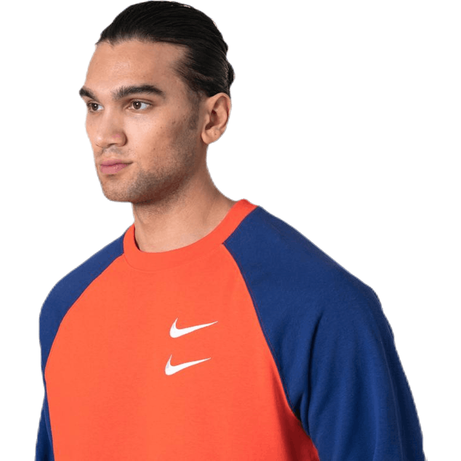 Swoosh Crew FT Orange/Blue