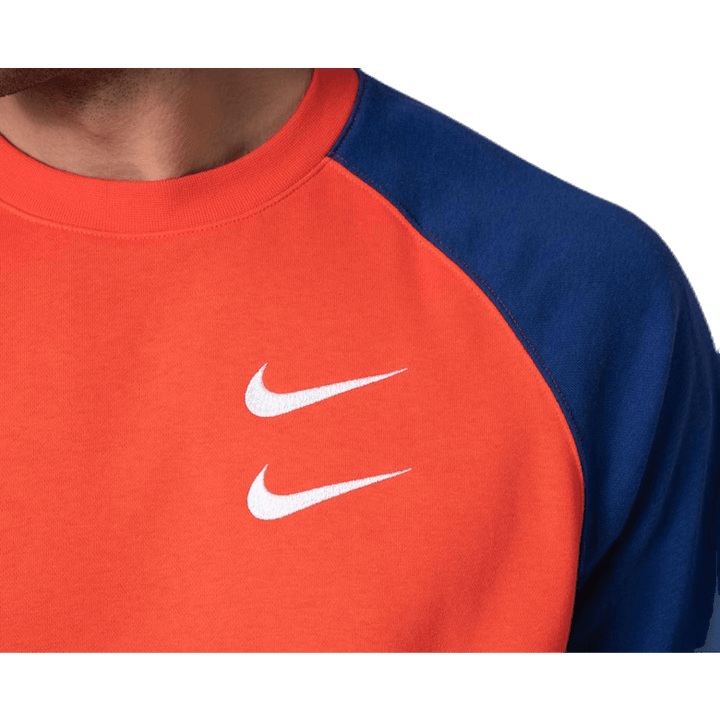 Swoosh Crew FT Orange/Blue