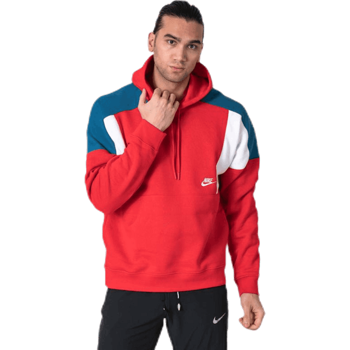 Nsw Hoodie Cb White/Red