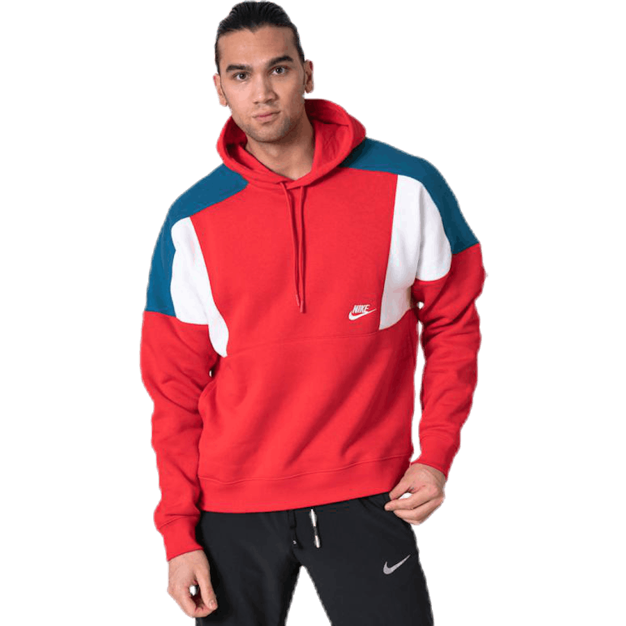 Nsw Hoodie Cb White/Red