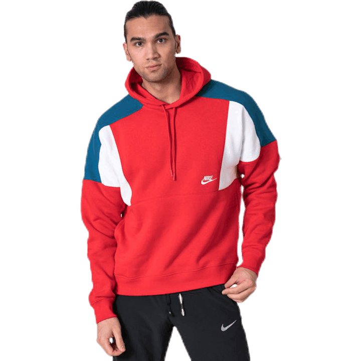 Nsw Hoodie Cb White/Red