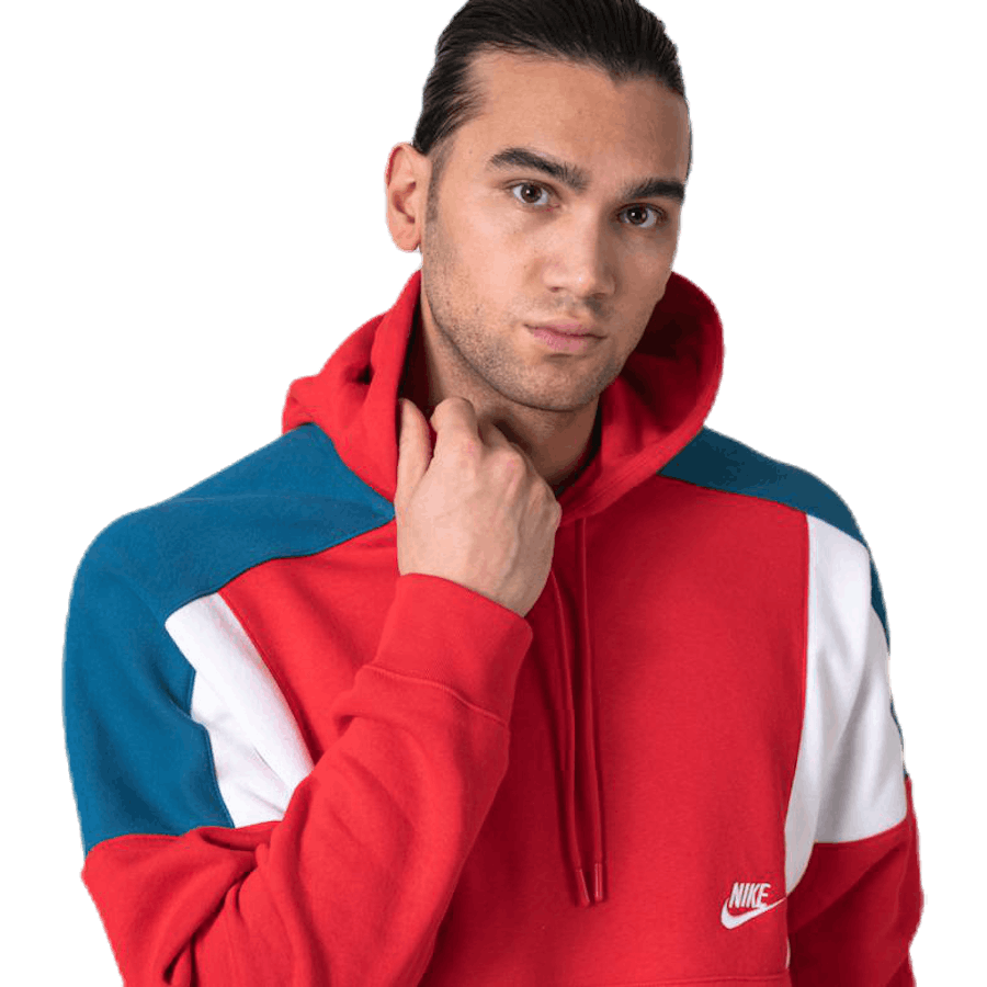 Nsw Hoodie Cb White/Red