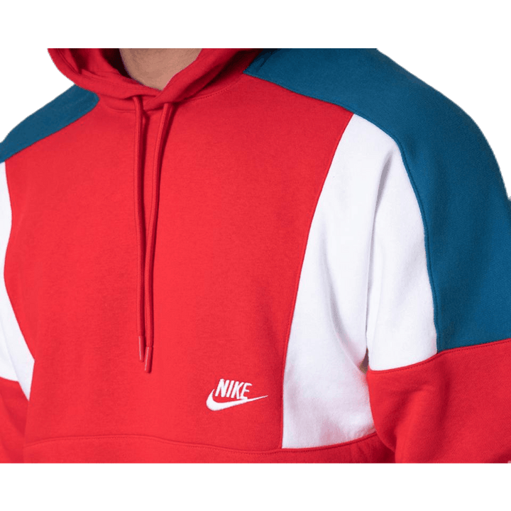Nsw Hoodie Cb White/Red